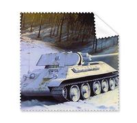 DIYthinker 5pcs La Seconda Mondiale Neve Serbatoio Foresta Militare della Pittura a Olio a Tema Occhiali Panno Panno di Pulizia dello Schermo del Telefono Cleaner