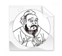 DIYthinker 5Pcs Regalo Dao Religione Cina Lao Tzu Occhiali Panno Panno di Pulizia dello Schermo del Telefono Cleaner