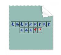 DIYthinker 5Pcs Regalo Gran Quattro Felicità Mahjong Tiles Occhiali Panno Panno di Pulizia dello Schermo del Telefono Cleaner