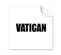 DIYthinker 5Pcs Regalo Panno Occhiali Vaticano Paese Nome Nero Panno per la Pulizia dello Schermo del Telefono Cleaner