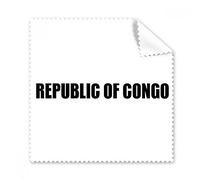 DIYthinker 5Pcs Regalo Repubblica del Congo Nome Nero Occhiali Panno Panno di Pulizia dello Schermo del Telefono Cleaner