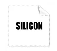 DIYthinker 5Pcs Regalo Silicon Nome Elemento Chimica Occhiali Panno Panno di Pulizia dello Schermo del Telefono Cleaner