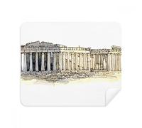 DIYthinker Acropoli di Atene della Grecia Screen Phone Cleaner Occhiali Panno di Pulizia 2 Pezzi Tessuto della Pelle Scamosciata