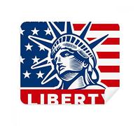 DIYthinker America Bandiera con Statua della libertà dello Schermo del Modello del Telefono Cleaner Occhiali Panno di Pulizia 2 Pezzi in Tessuto Scamosciato
