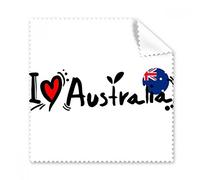 DIYthinker Amo l'Australia 5pcs Parola Bandiera di Amore del Cuore Illustrazione del Modello Occhiali Panno di Pulizia del Panno dello Schermo del Telefono Cleaner