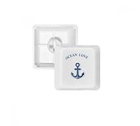 DIYthinker Anchor Ocean AMA Il Mare a Vela Blu PBT Copritasti con Apertura per Tastiera Meccanica Bianco OEM Nessun Simbolo Stampa R1