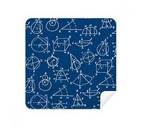 DIYthinker Angolo Geometrica Matematica Scienza Occhiali Panno di Pulizia dello Schermo del Telefono Cleaner 2pcs Tessuto della Pelle Scamosciata