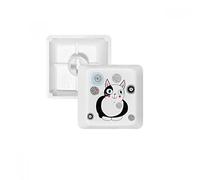 DIYthinker Animale Carino Fat Cat Sorriso PBT Copritasti con Apertura per Tastiera Meccanica Bianco OEM Nessun Simbolo di Stampa