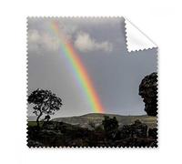 DIYthinker Arcobaleno Scienze Forestali Paesaggio della Natura Occhiali Panno di Pulizia del Panno dello Schermo del Telefono Cleaner 5Pcs