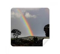 DIYthinker Arcobaleno Scienze Forestali Paesaggio della Natura Occhiali Panno di Pulizia dello Schermo del Telefono Cleaner Tessuto della Pelle Scamosciata 2 Pezzi