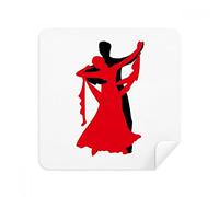 DIYthinker Ballerino di Danza Duet Sociale Occhiali Panno di Pulizia dello Schermo del Telefono Cleaner Tessuto della Pelle Scamosciata 2 Pezzi