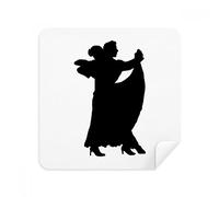 DIYthinker Ballerino Duet Duet Art Performance di Danza Occhiali Panno di Pulizia dello Schermo del Telefono Cleaner Tessuto della Pelle Scamosciata 2 Pezzi