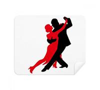 DIYthinker Ballerino Sociale Duet Danza Screen Phone Cleaner Occhiali Panno di Pulizia 2 Pezzi in Tessuto Scamosciato