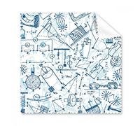 DIYthinker Blu elettromagnetica Fisica Meccanica Grafico Illustrazione Occhiali Panno di Pulizia del Panno dello Schermo del Telefono 5pcs Cleaner