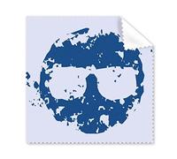 DIYthinker Blu Simbolo Pace Occhiali Semplice Creative Design Rotonda Illustrazione Modello Occhiali Panno Panno di Pulizia dello Schermo del Telefono 5pcs Cleaner