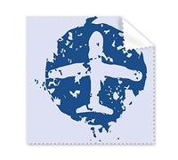 DIYthinker Blu Simbolo Pace Semplice Piano Creative Design Rotonda Illustrazione Modello Occhiali Panno Panno di Pulizia dello Schermo del Telefono 5pcs Cleaner