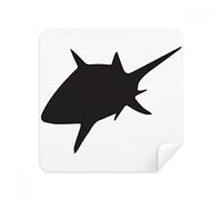 DIYthinker Blue Ocean Black Shark Modello Biologia Occhiali Panno di Pulizia dello Schermo del Telefono Cleaner Tessuto della Pelle Scamosciata 2 Pezzi