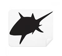 DIYthinker Blue Ocean Black Shark Modello Biologia Screen Phone Cleaner Occhiali Panno di Pulizia 2 Pezzi in Tessuto Scamosciato