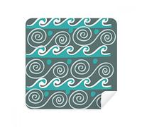 DIYthinker Blue Wave Messico Totems Antica civiltà Occhiali Panno di Pulizia dello Schermo del Telefono Cleaner Tessuto della Pelle Scamosciata 2 Pezzi
