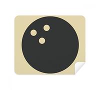 DIYthinker Bowling Sport Geometria Semplice Modello di Schermo del Telefono Cleaner Occhiali Panno di Pulizia 2pcs Tessuto Scamosciato