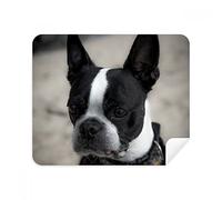 DIYthinker Bulldog animale da compagnia scuro immagine visualizzata sullo schermo del telefono Cleaner Occhiali panno di pulizia 2 pezzi in tessuto scamosciato