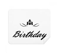 DIYthinker Buon Compleanno Presenta Benedizione Bella Screen Phone Cleaner Occhiali Panno di Pulizia 2 Pezzi in Tessuto Scamosciato