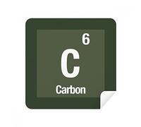 DIYthinker C Carbonio Chimica Elemento Scienza Occhiali Panno di Pulizia dello Schermo del Telefono Cleaner Tessuto della Pelle Scamosciata 2 Pezzi