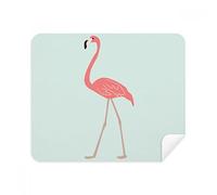 DIYthinker Camminando Flamingo Modello Screen del Telefono Cleaner Occhiali Panno di Pulizia 2 Pezzi in Tessuto Scamosciato
