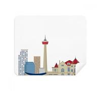 DIYthinker Canada Punto di Riferimento e Città TV Torre Screen Phone Cleaner Occhiali Panno di Pulizia 2 Pezzi in Tessuto Scamosciato