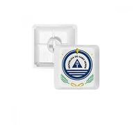 DIYthinker Capo Verde National Emblem Paese PBT Copritasti con Apertura per Tastiera Meccanica Bianco OEM Nessun Simbolo di Stampa