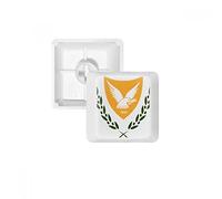 DIYthinker Cipro Nazionali Emblem Paese PBT Copritasti con Apertura per Tastiera Meccanica Bianco OEM Nessun Simbolo di Stampa