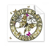 DIYthinker Circle Farfalla Lettera Primavera Occhiali Panno di Pulizia del Panno dello Schermo del Telefono 5pcs Cleaner
