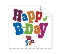 DIYthinker Colorati Buon Compleanno Bomboniere Oggettistica Fumetto Lettere Blessing Bella Auguri 5pcs Occhiali Panno di Pulizia del Panno dello Schermo del Telefono Cleaner