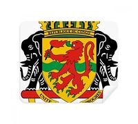 DIYthinker Congo Nazionale Emblem Nazione Screen Phone Cleaner Occhiali Panno di Pulizia 2 Pezzi in Tessuto Scamosciato