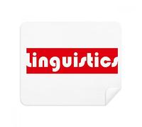 DIYthinker Corso E Il Maggiore Linguistica Red Phone Pulizia dello Schermo Occhiali Panno di Pulizia 2 Pezzi in Tessuto Scamosciato