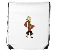 DIYthinker Cultura Cinese Shadow Play Modello dello Zaino Drawstring Shopping Sport Gift Bags