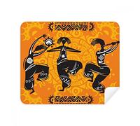 DIYthinker Danza Persone Messico Totems Messicano Flauto Screen Phone Cleaner Occhiali Panno di Pulizia 2 Pezzi in Tessuto Scamosciato