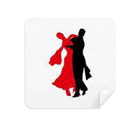 DIYthinker Danza Sociale Ballerino di Danza Duet Occhiali Panno di Pulizia dello Schermo del Telefono Cleaner Tessuto della Pelle Scamosciata 2 Pezzi