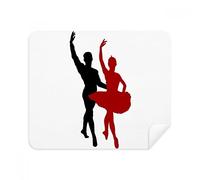 DIYthinker Danza Sociale Duet Danza Performance Screen Phone Cleaner Occhiali Panno di Pulizia 2 Pezzi in Tessuto Scamosciato