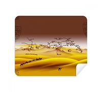 DIYthinker Deserto Lungo la Strada per The Silk Road Map Screen Phone Cleaner Occhiali Panno di Pulizia 2 Pezzi Tessuto della Pelle Scamosciata