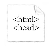 DIYthinker Dichiarazione Programmatore Programma HTML Occhiali Panno di Pulizia del Panno dello Schermo del Telefono Cleaner 5Pcs