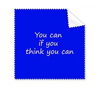 DIYthinker È Possibile se Si Pensa Che Si può Inspirational 5pcs Citazione di Dire Occhiali Panno di Pulizia del Panno dello Schermo del Telefono Cleaner
