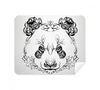 DIYthinker Fluffy Panda Gigante Animale dello Schermo del Telefono Ritratto Cleaner Occhiali Panno di Pulizia 2 Pezzi in Tessuto Scamosciato
