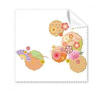 DIYthinker Folding Fan Sakura Modello Geometria Occhiali Panno di Pulizia del Panno dello Schermo del Telefono 5pcs Cleaner