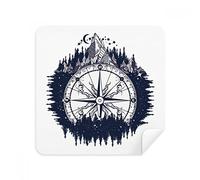 DIYthinker Foresta Compass Iceberg Art Pattern Occhiali Panno di Pulizia dello Schermo del Telefono Cleaner Tessuto della Pelle Scamosciata 2 Pezzi