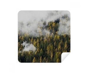 DIYthinker Foresta Montagna Nebbia Nube Autunno Occhiali Panno di Pulizia dello Schermo del Telefono Cleaner Tessuto della Pelle Scamosciata 2 Pezzi