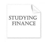 DIYthinker Frase Breve Studiare Finanza Occhiali Panno di Pulizia del Panno dello Schermo del Telefono Cleaner 5pcs