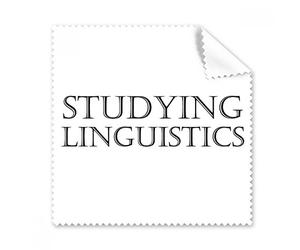 DIYthinker Frase Breve Studiare Linguistica Occhiali Panno di Pulizia del Panno dello Schermo del Telefono Cleaner 5pcs