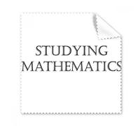 DIYthinker Frase Breve Studio della Matematica Occhiali Panno di Pulizia del Panno dello Schermo del Telefono Cleaner 5pcs
