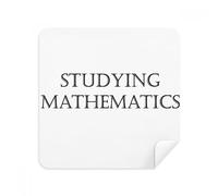 DIYthinker Frase Breve Studio della Matematica Occhiali Panno di Pulizia dello Schermo del Telefono Cleaner Tessuto della Pelle Scamosciata 2 Pezzi